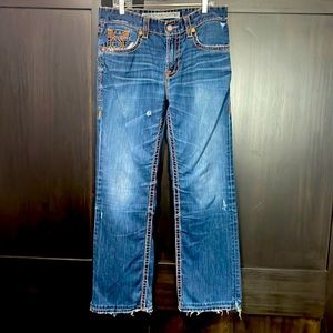 Mens Big Star pioneer Bootcut jeans size 34L (34x34)